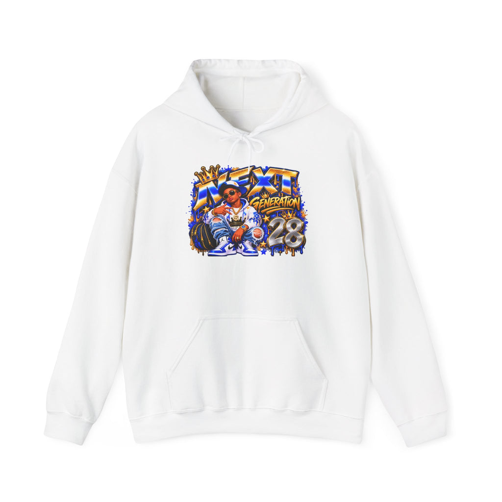 Next Generation 28 – Royal Blue & Gold Unisex Graphic Hoodie – RD ...